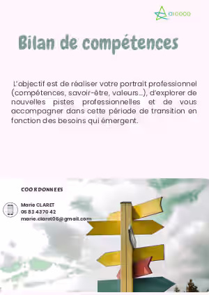 Plaquette Bilan de Compétences - Marie CLARET.pdf